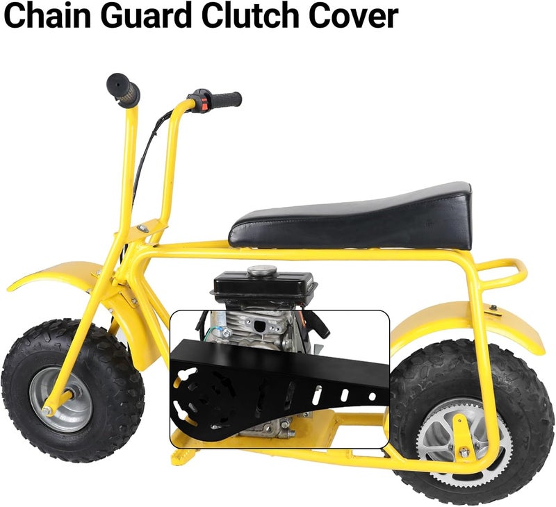 XIKOBY Mini Bike Chain Guard Clutch Cover Compatible with Predator 212cc 224cc 196cc 200cc Coleman CT200U CT200U-EX BT200X Baja Doodlebug DB30 GX160 GX200 Tilotson 212R Tecumseh Engine Minibike Parts - Image 4